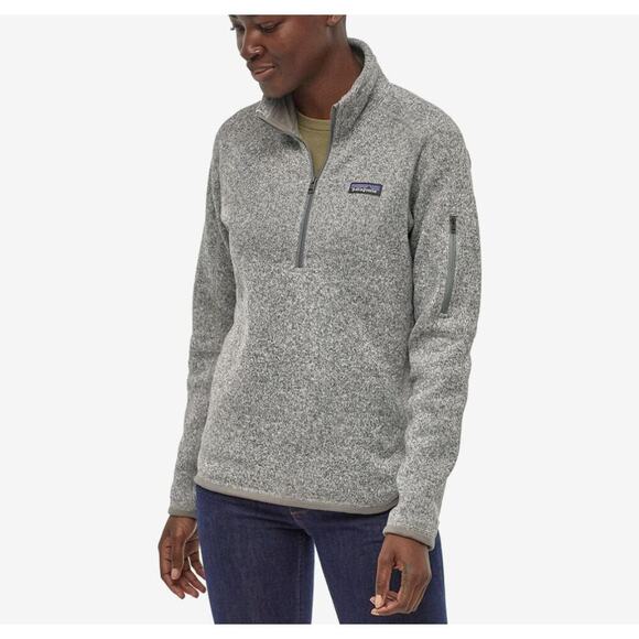 Patagonia Tops - Patagonia Grey Better Sweater 1/4 Zip Long Sleeve Pullover Sz Small